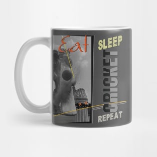 Eat sleep cricket repeat Mug